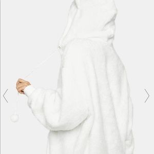 Beat The Freeze Faux Fur Hoodie NWT